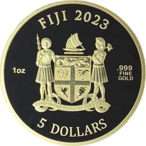 Fiji / Gold Ounce 2023 Cats - obverse photo