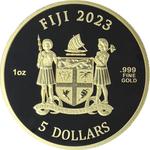 Fiji / Gold Ounce 2023 Cats - obverse photo