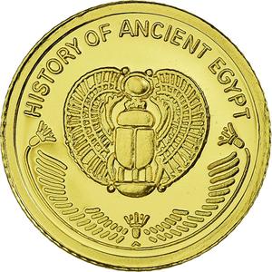 Fiji / Ten Dollars 2010 Ancient Egypt Scarab - obverse photo
