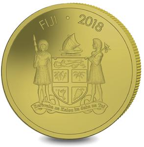Fiji / One Dollar 2018 Tree Frog - obverse photo