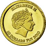 Ten Dollars 2010 Gold Neptune: Photo Coin, Fiji, Ten Dollars 2010 Gold / thumbnail