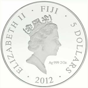 Fiji / Silver Two Ounces 2012 Archangel Michael - obverse photo
