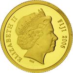 Five Dollars 2006 Gold Stonehenge: Photo Coin, Fiji, Five Dollars 2006 Gold / thumbnail