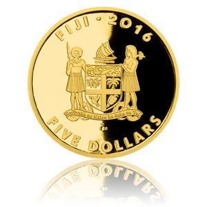 Fiji / Gold Quarter Ounce 2016 Lukas Krpalek - obverse photo