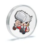 Silver Ounce 2021 Mini-Hero - Thor: Photo Coin, Fiji, Silver Ounce 2021 Mini-Hero - Thor / thumbnail
