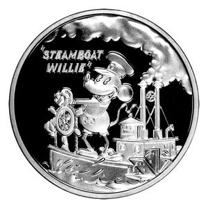 Fiji / Silver Ounce 2024 Steamboat Willie - reverse photo