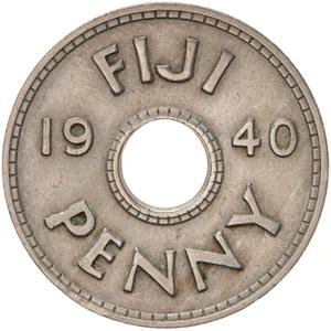 Fiji / Penny 1940 - reverse photo