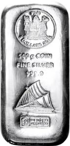 Fiji / Silver Half Kilo Bar 2015 Argor-Heraeus - reverse photo