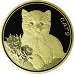 Fiji / Gold Tenth-Ounce 2023 Cats - reverse photo