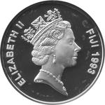 Silver Ounce 1993 William Bligh: Photo Coin, Fiji, Silver Ounce 1993 William Bligh / thumbnail