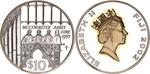 Silver Ounce 2002 Golden Jubilee: Photo Coin, Fiji, Silver Ounce 2002 Golden Jubilee / thumbnail