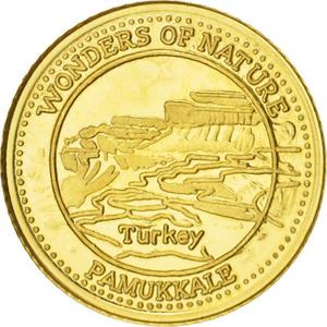 Fiji / Ten Dollars 2011 Gold Pamukkale - reverse photo