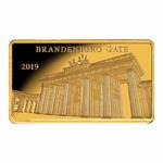 Fiji / Gold Half Gram 2019 Berlin - Brandenburg Gate - reverse photo