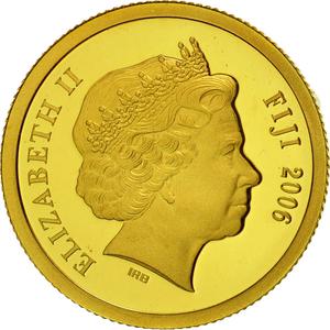 Fiji / Five Dollars 2006 Gold Ayers Rock - obverse photo