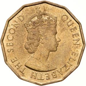 Fiji / Threepence 1961 - obverse photo