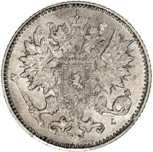 Finland, Grand Duchy of / Twenty-five Pennia 1901 - obverse photo
