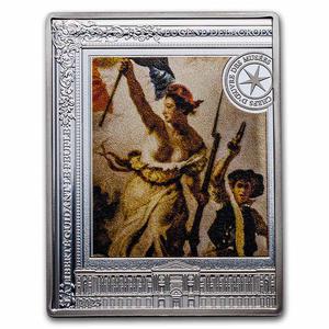 France / Ten Euro Silver 2023 Masterpieces of Museums - Delacroix - reverse photo