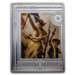 France / Ten Euro Silver 2023 Masterpieces of Museums - Delacroix - reverse photo
