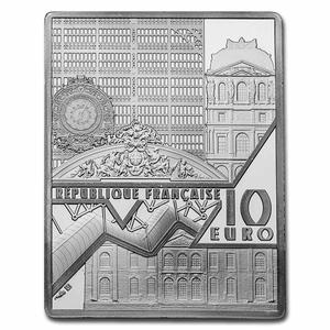 France / Ten Euro Silver 2021 Masterpieces of Museums - Girl with a Pearl Earring - obverse photo