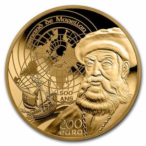 France / Gold Ounce 2021 Magellan and the Manueline Age - obverse photo