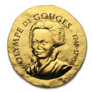 France / Gold Quarter Ounce 2017 Olympe de Gouges - obverse photo