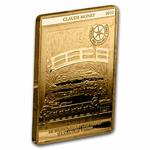 Gold Quarter Ounce 2022 Masterpieces of Museums - The Lily Pond: Photo Coin, France, Gold Quarter Ounce 2022 Masterpieces of Museums - The Lily Pond / thumbnail