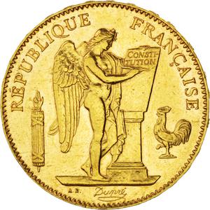 France / Fifty Francs 1889 - obverse photo