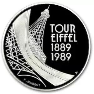 France / Platinum Half Ounce 1989 Eiffel Tower - reverse photo