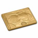Gold Quarter Ounce 2023 Masterpieces of Museums - Kitagawa: Photo Coin, France, Gold Quarter Ounce 2023 Masterpieces of Museums - Kitagawa / thumbnail