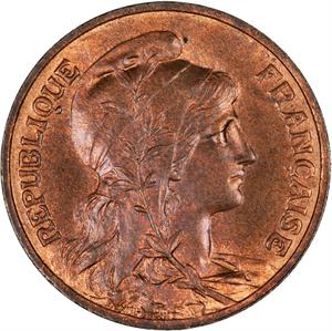 France / Ten Centimes 1907 - obverse photo
