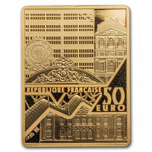 France / Gold Quarter Ounce 2023 Masterpieces of Museums - Kitagawa - obverse photo