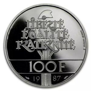 France / Palladium Half Ounce 1987 General Lafayette - reverse photo