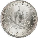 France / One Franc 1916 - reverse photo