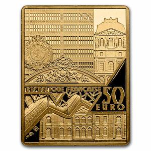 France / Gold Quarter Ounce 2022 Masterpieces of Museums - The Lily Pond - obverse photo