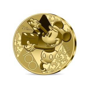 France / Gold Quarter Ounce 2023 Disney Anniversary - reverse photo