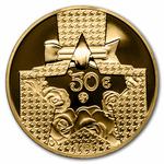 France / Gold Quarter Ounce 2021 Excellence - Dior - obverse photo