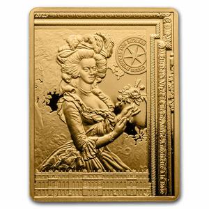 France / Gold Quarter Ounce 2023 Masterpieces of Museums - Vigee Le Brun - reverse photo