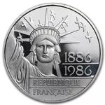 France / Platinum Twenty Grams 1986 Statue of Liberty - obverse photo