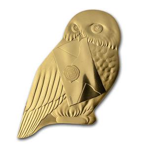 France / Gold Ounce 2021 Harry Potter - Hedwig - reverse photo