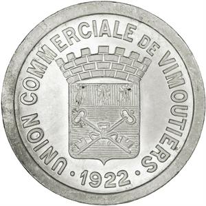 France / Ten Centimes Token 1922 Vimoutiers - obverse photo