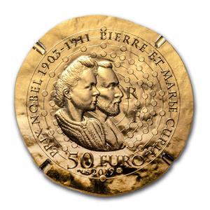 France / Gold Quarter Ounce 2019 Marie Curie - reverse photo