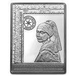 France / Ten Euro Silver 2021 Masterpieces of Museums - Girl with a Pearl Earring - reverse photo