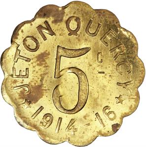 France / Five Centimes Token 1914 Montpelier - obverse photo