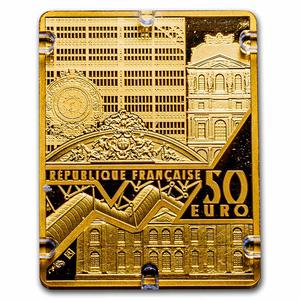 France / Gold Quarter Ounce 2023 Masterpieces of Museums - Delacroix - obverse photo