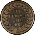 Decime 1814: Photo Coin, France, First Empire, Decime 1814 / thumbnail