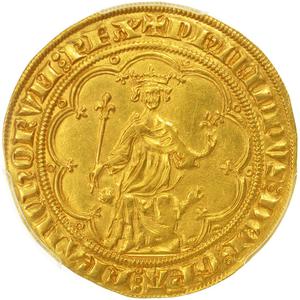 France, Kingdom of / Masse d'Or of King Philippe IV - obverse photo