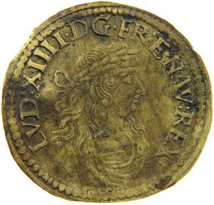 France, Kingdom of / Rechenpfennig Louis XIV - obverse photo