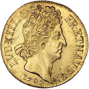 France, Kingdom of / Double Louis d'Or 1702 - obverse photo