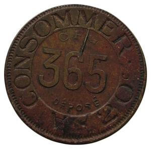 France, Kingdom of / Jeton 20 Centimes Consommer 365 Depose - obverse photo