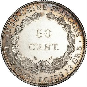 French Indochina / Fifty Cents 1936 - reverse photo